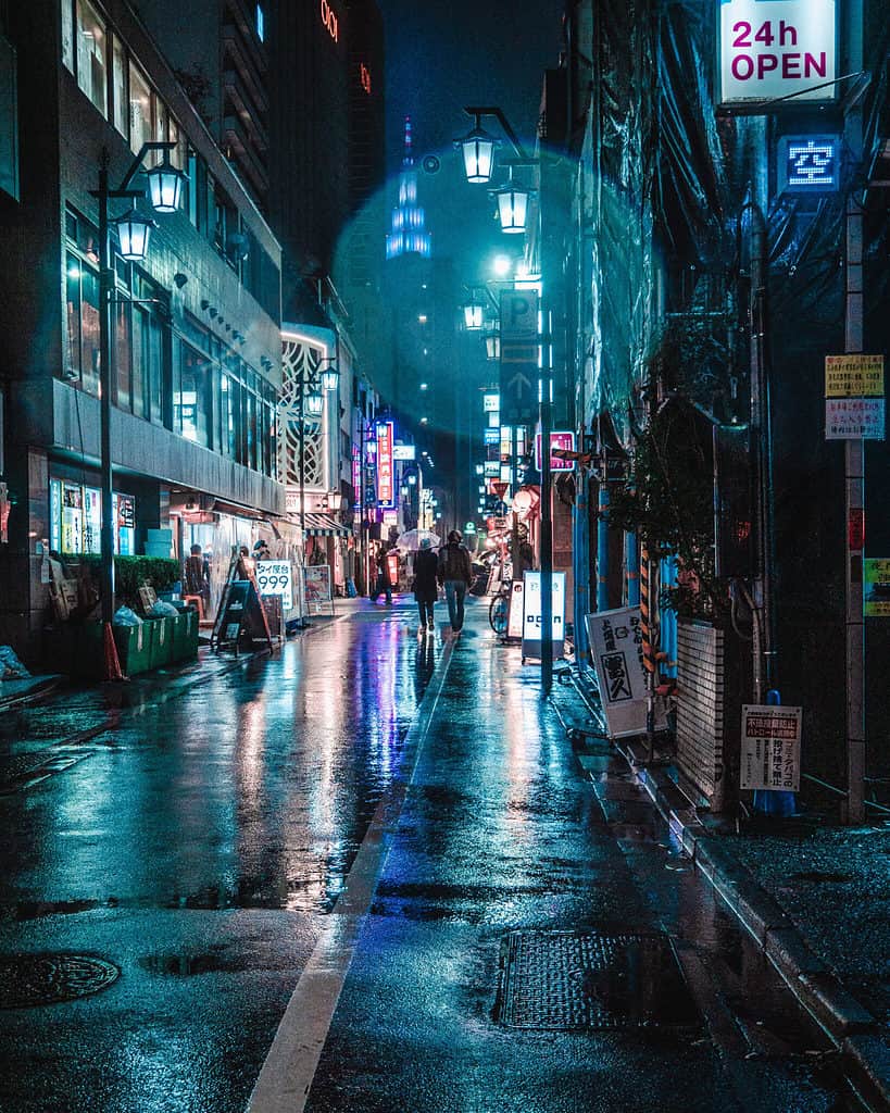 Rain in Shinjuku