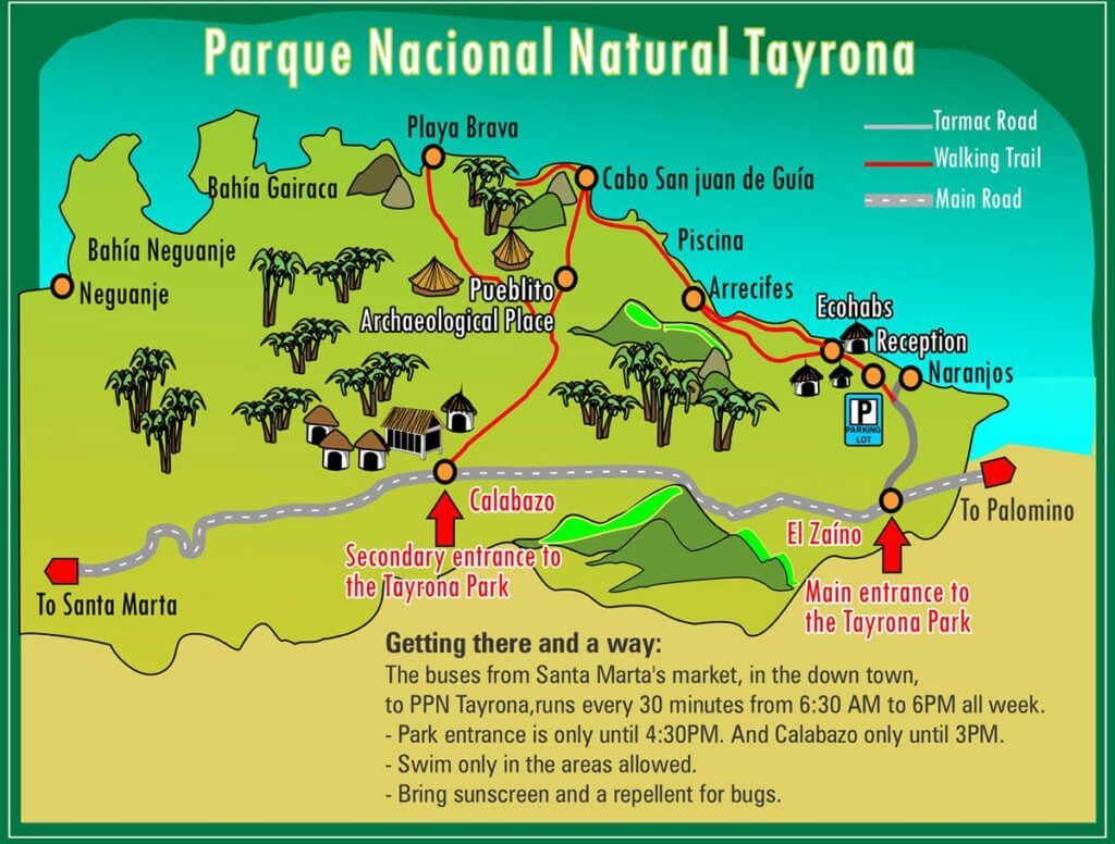 Tayrona Map