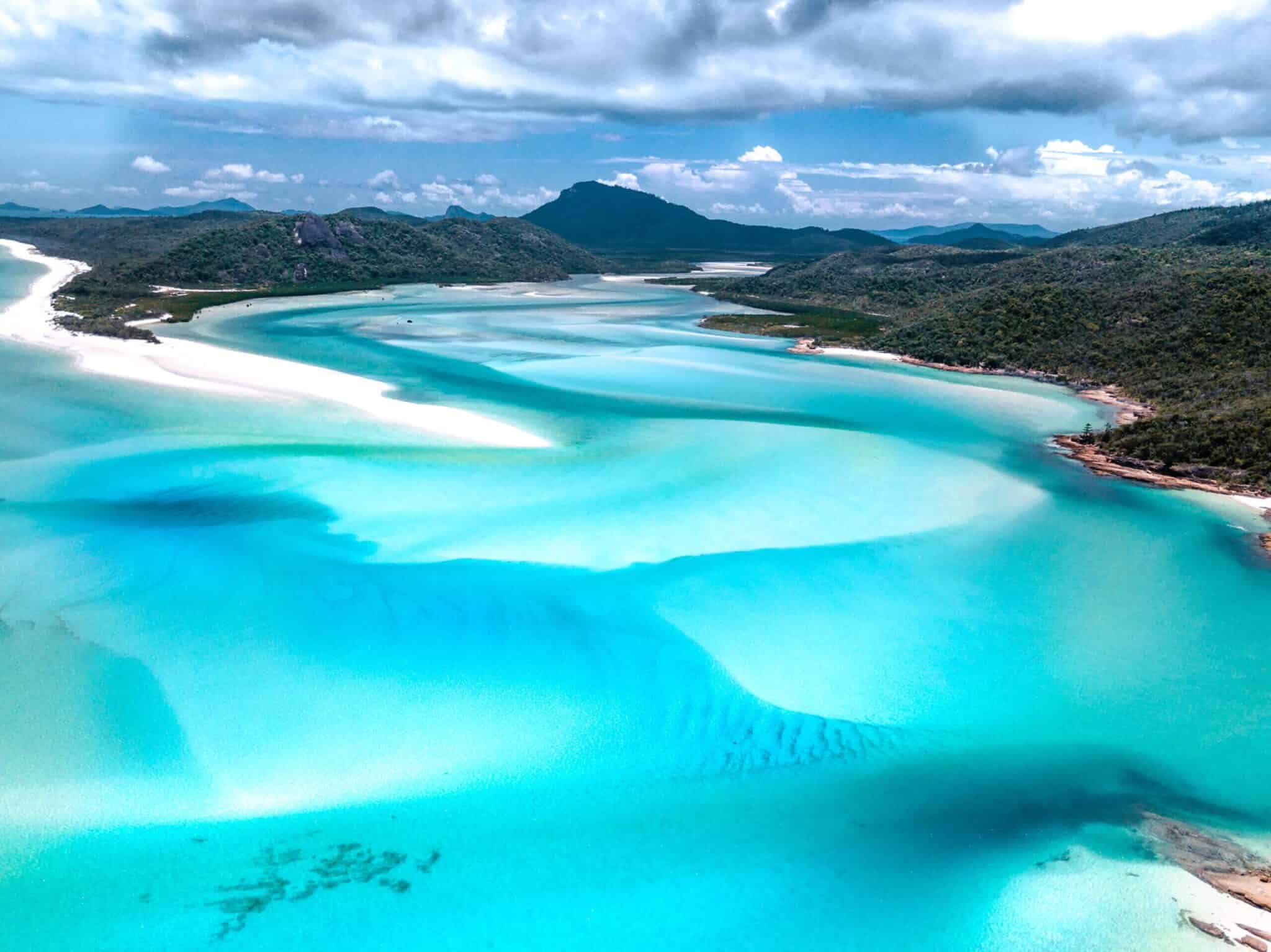 Sightseeing in Australia - The Hill Inlet, Whitsundays
