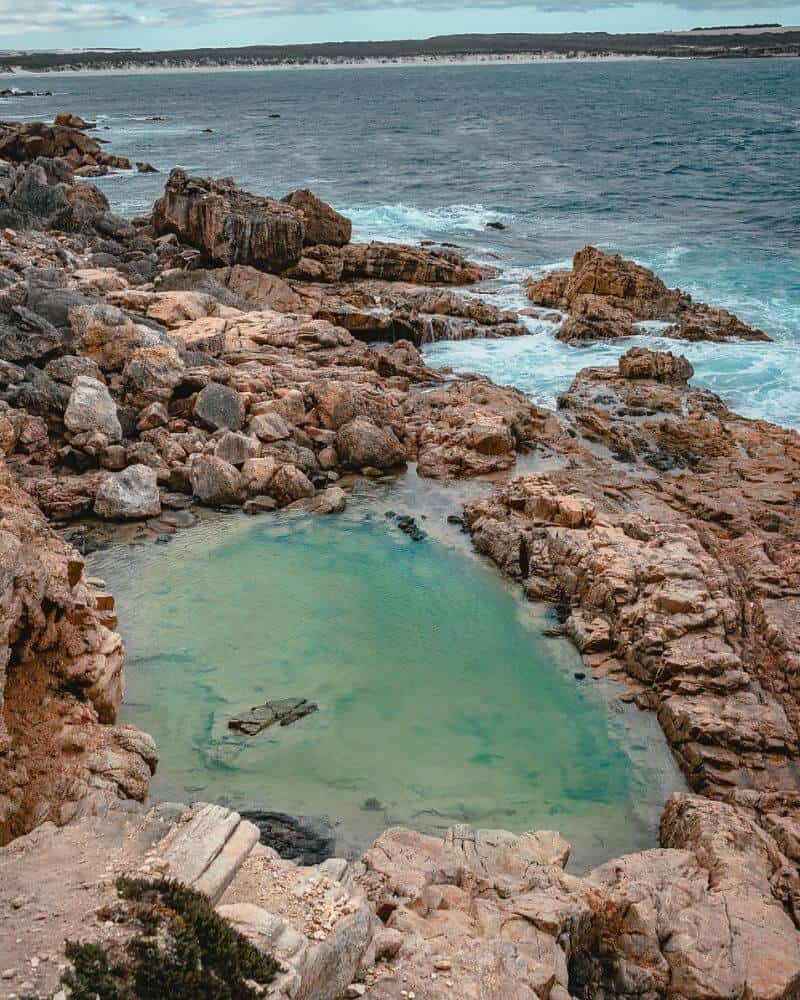 Swimming Hole at Whalers Way Rockpool and ocean